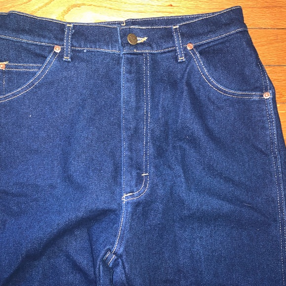 Vintage 60's 70s LEE RIDERS Selvedge Denim Sanforized Workers Union Made Jeans - Picture 5 of 10